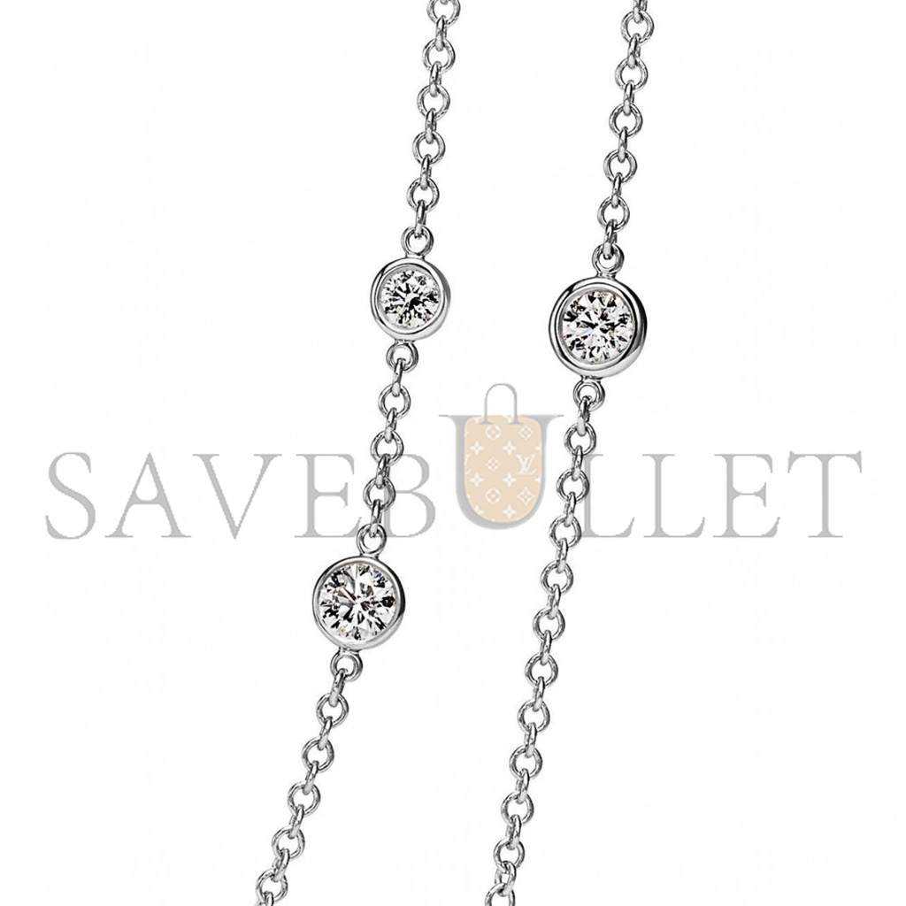 TIFFANY ELSA PERETTI® DIAMONDS BY THE YARD® SPRINKLE NECKLACE IN PLATINUM WITH DIAMONDS 43606125